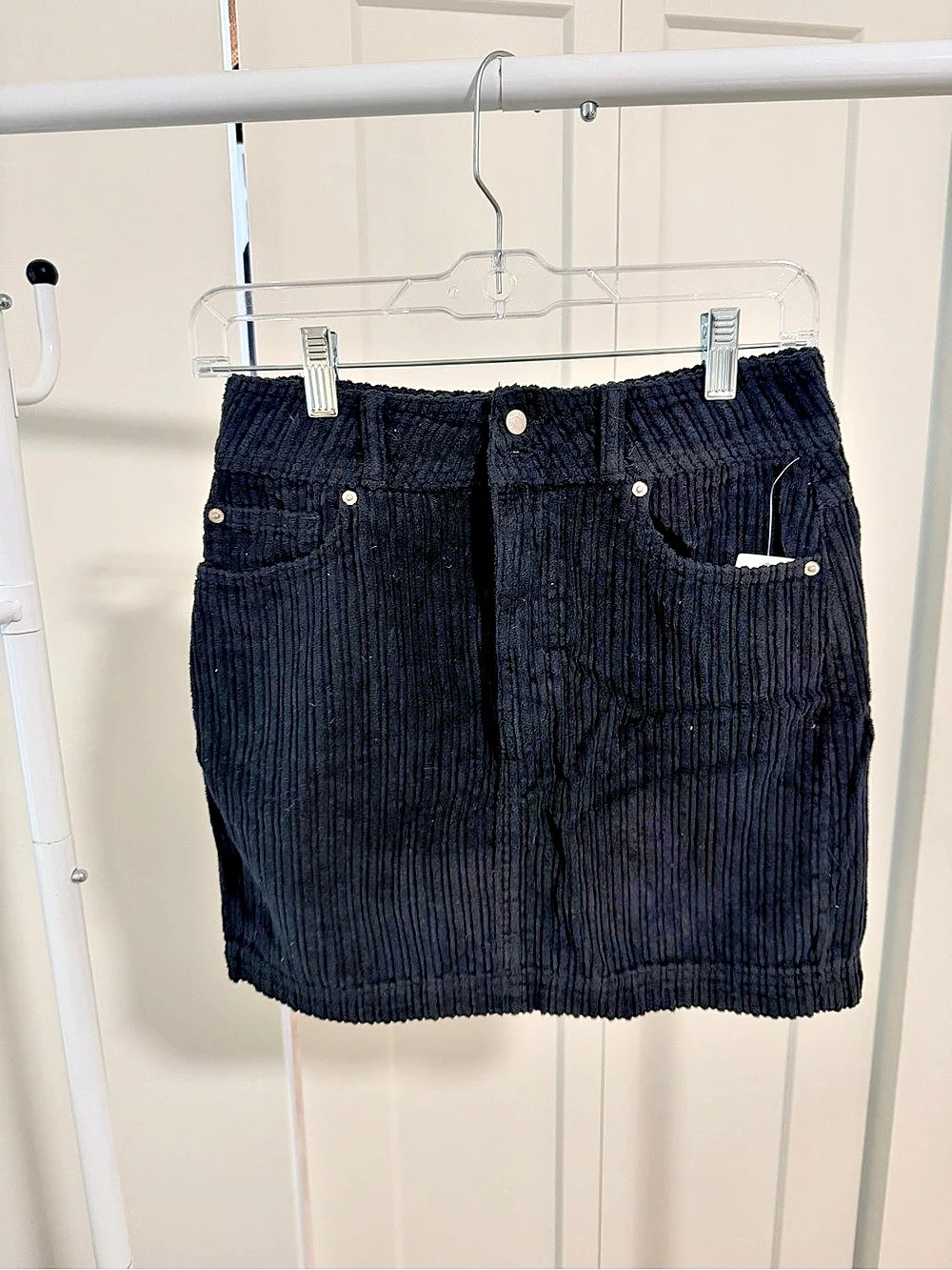 BDG Urban Outfitters Corduroy Micro Mini Skirt Black Small